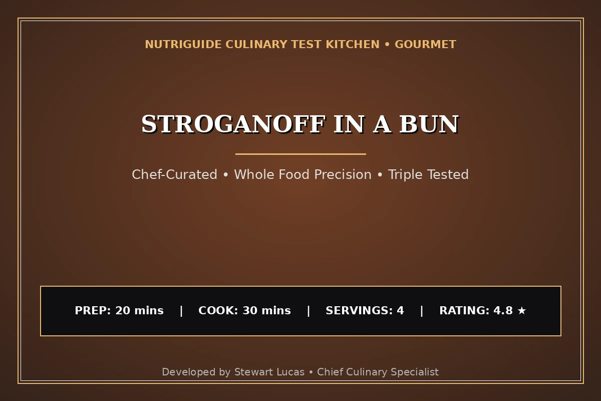 Stroganoff In A Bun