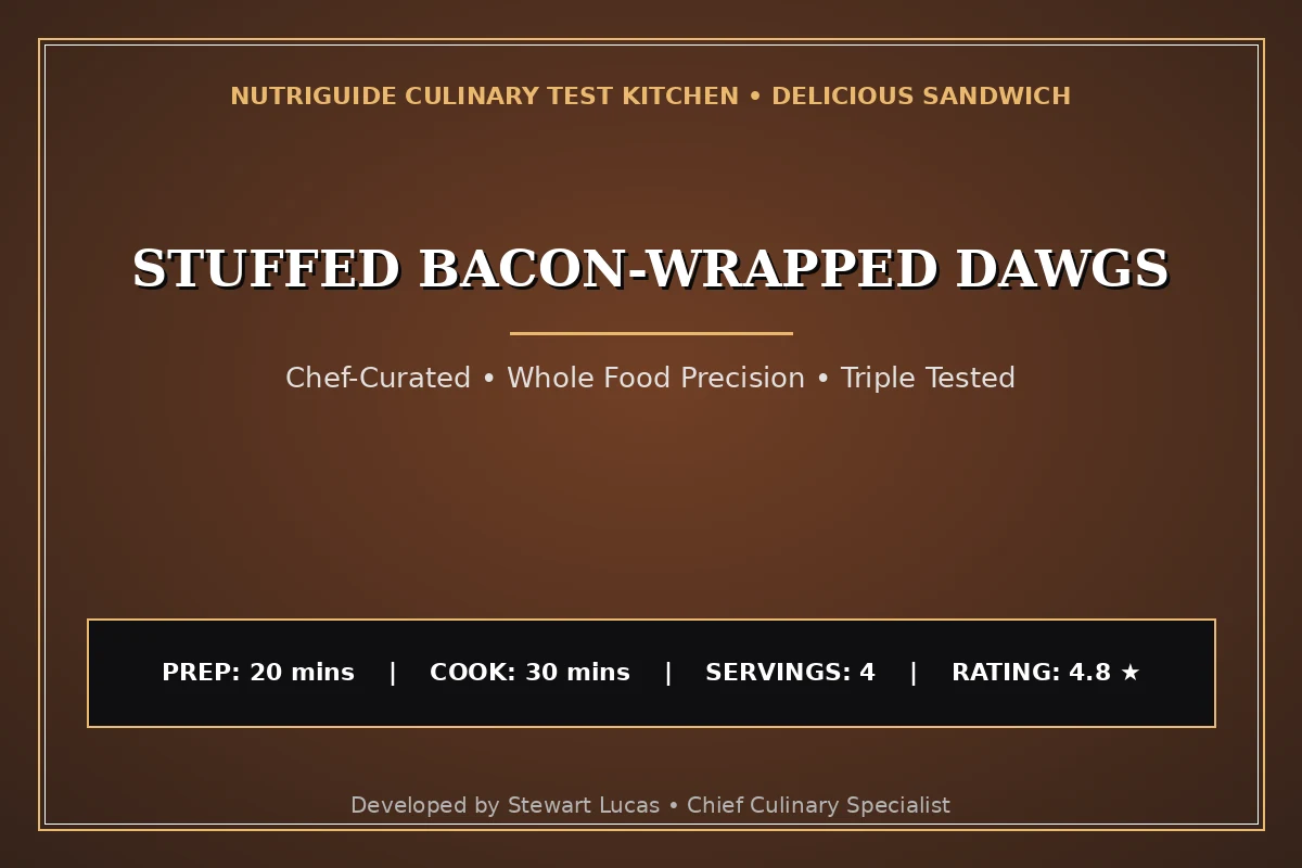 Stuffed Bacon-Wrapped Dawgs
