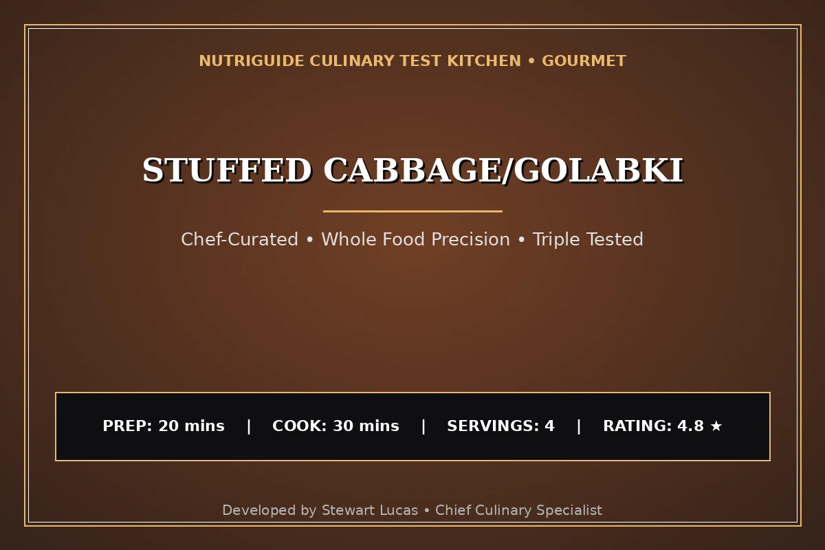 Stuffed Cabbage/Golabki