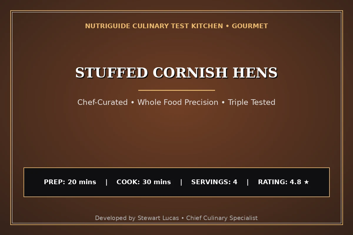 Stuffed Cornish Hens