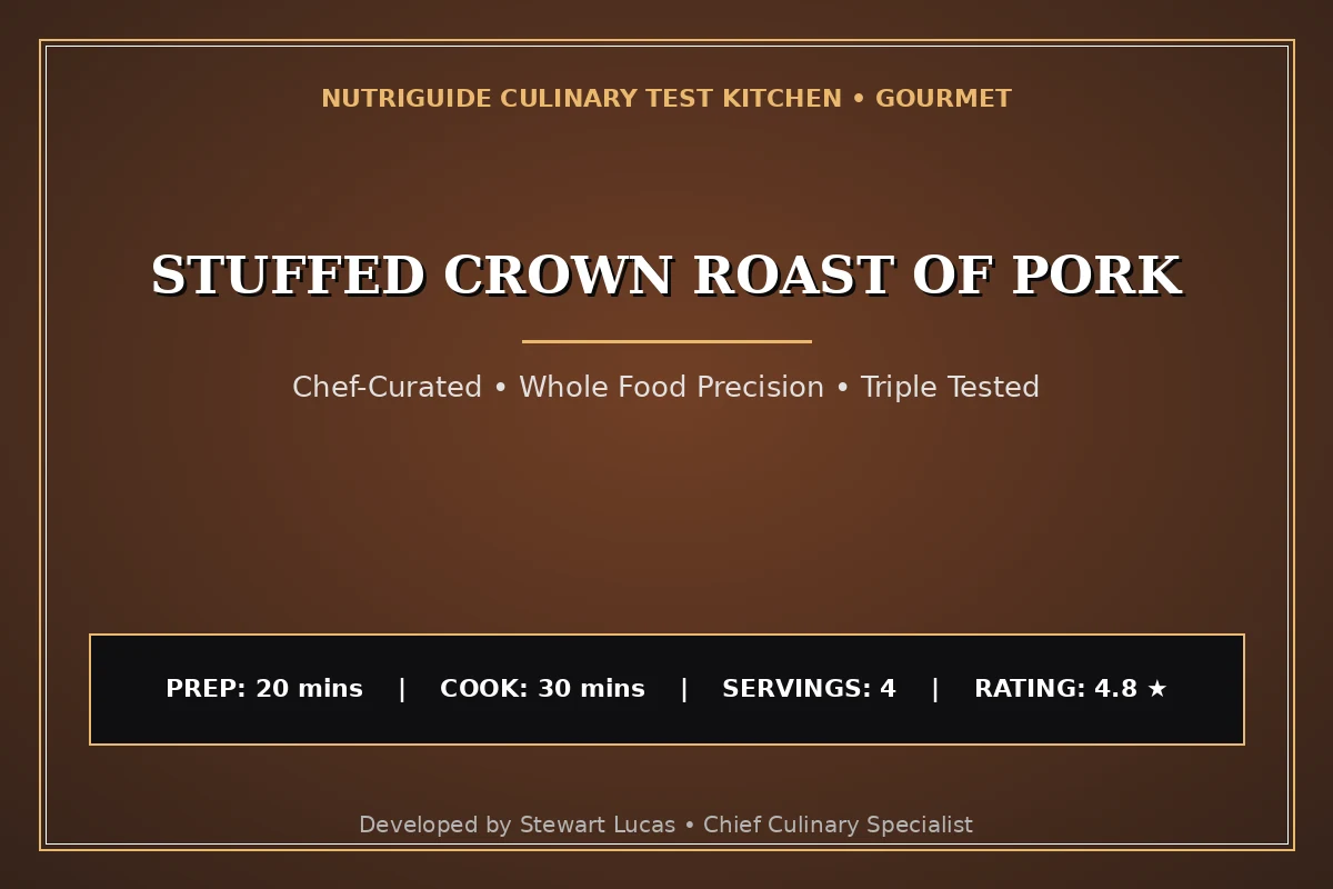Stuffed Crown Roast Of Pork