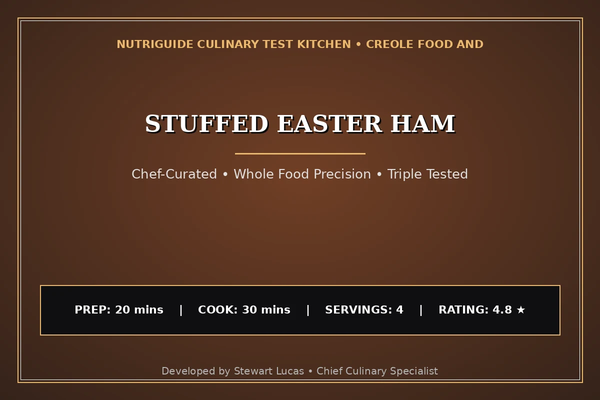 Stuffed Easter Ham