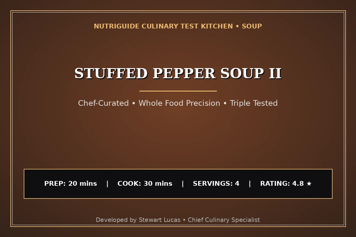 Stuffed Pepper Soup Ii