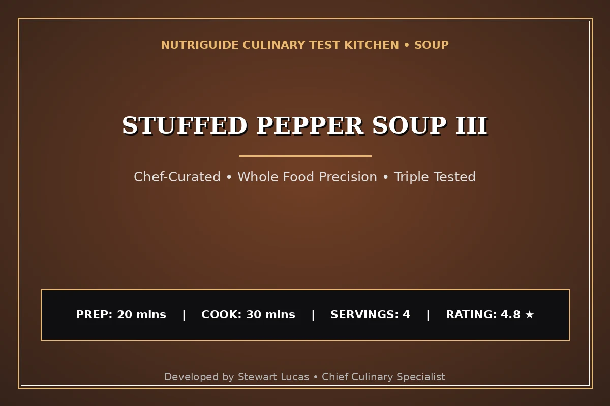 Stuffed Pepper Soup Iii