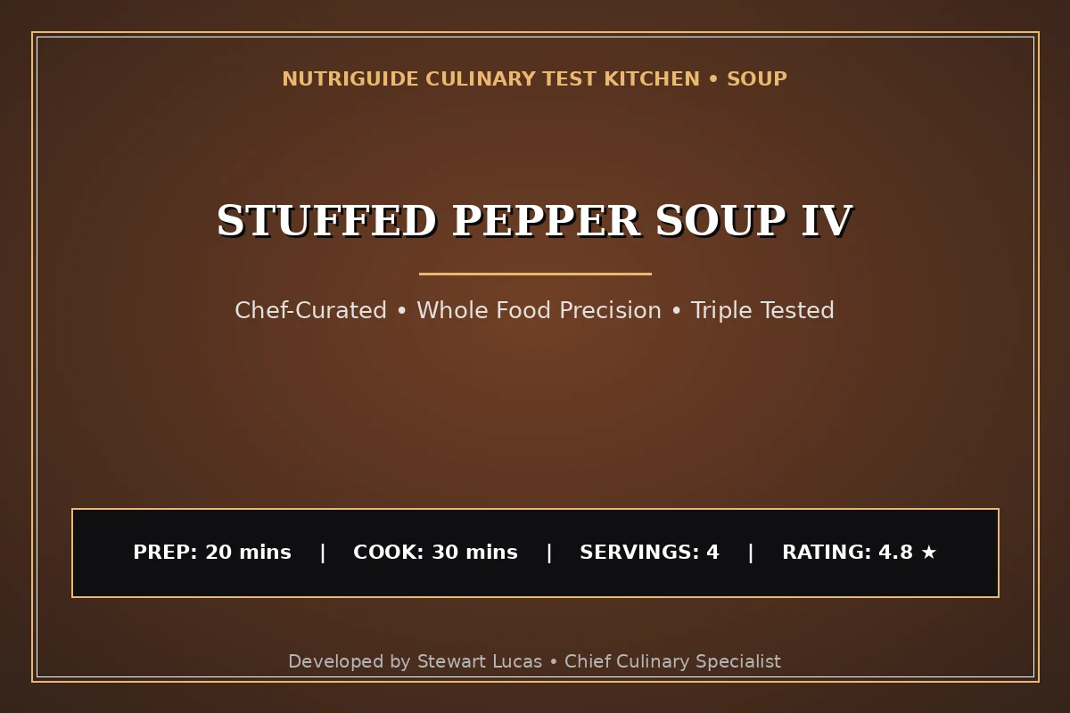 Stuffed Pepper Soup Iv
