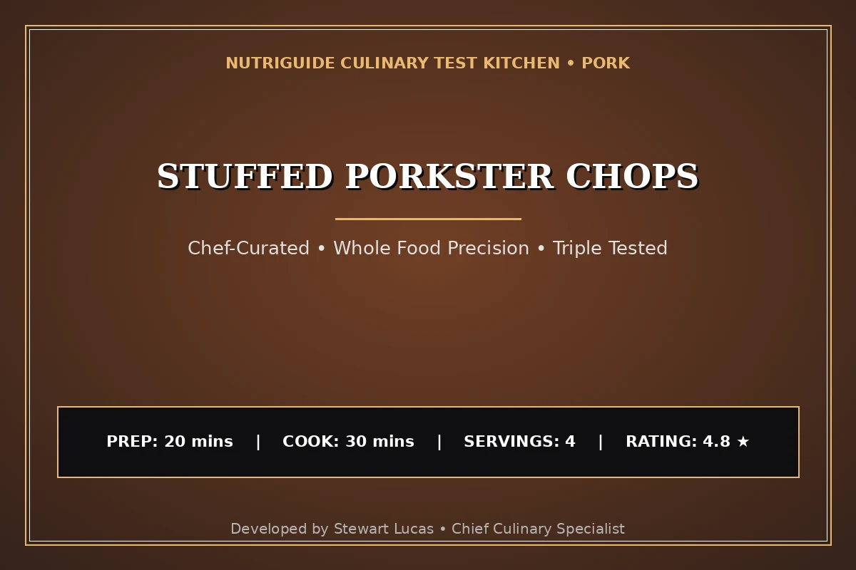 Stuffed Porkster Chops