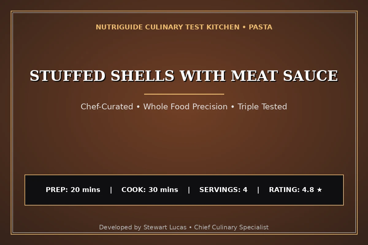 Stuffed Shells With Meat Sauce