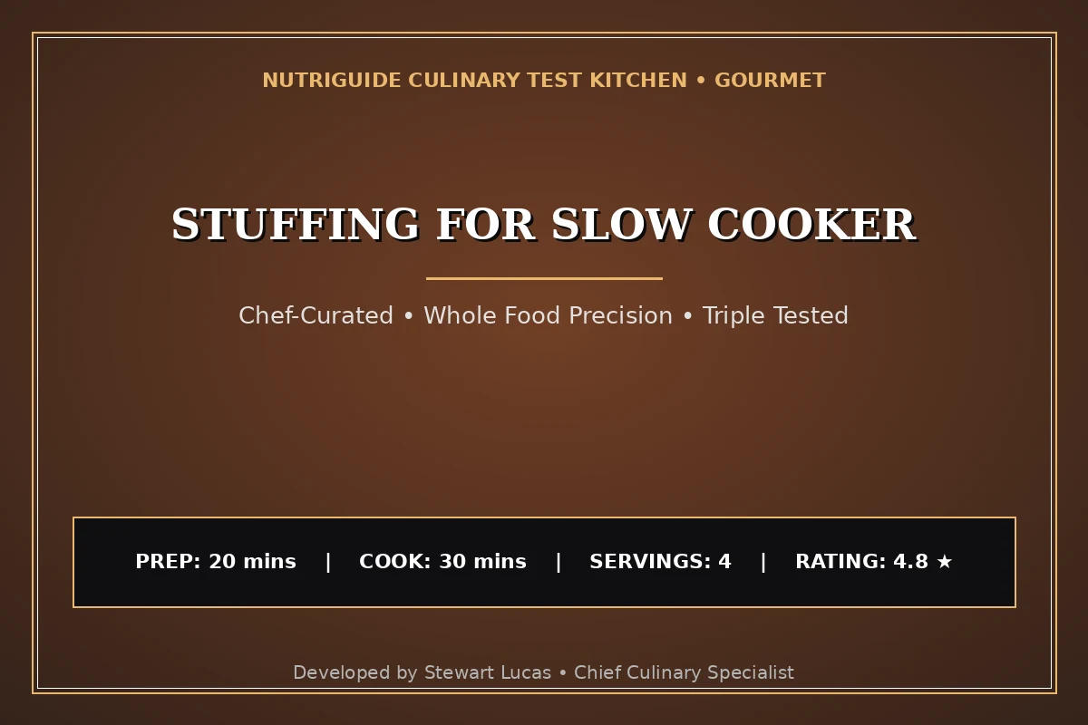 Stuffing For Slow Cooker