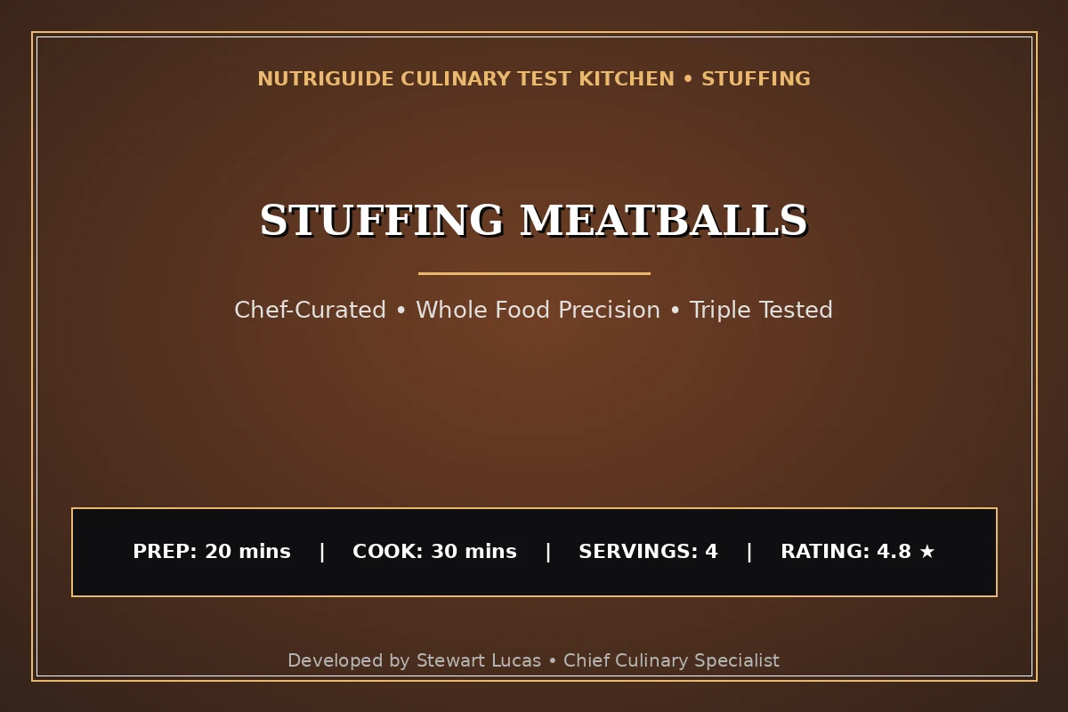 Stuffing Meatballs