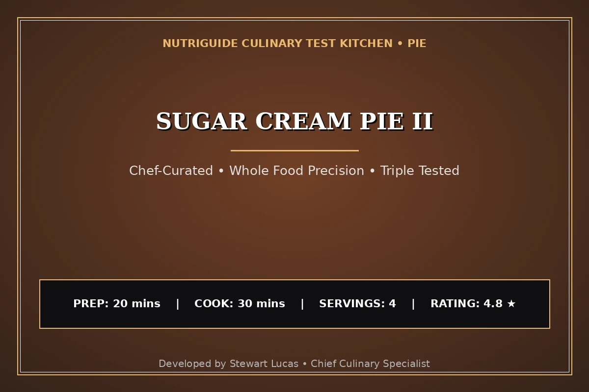 Sugar Cream Pie Ii