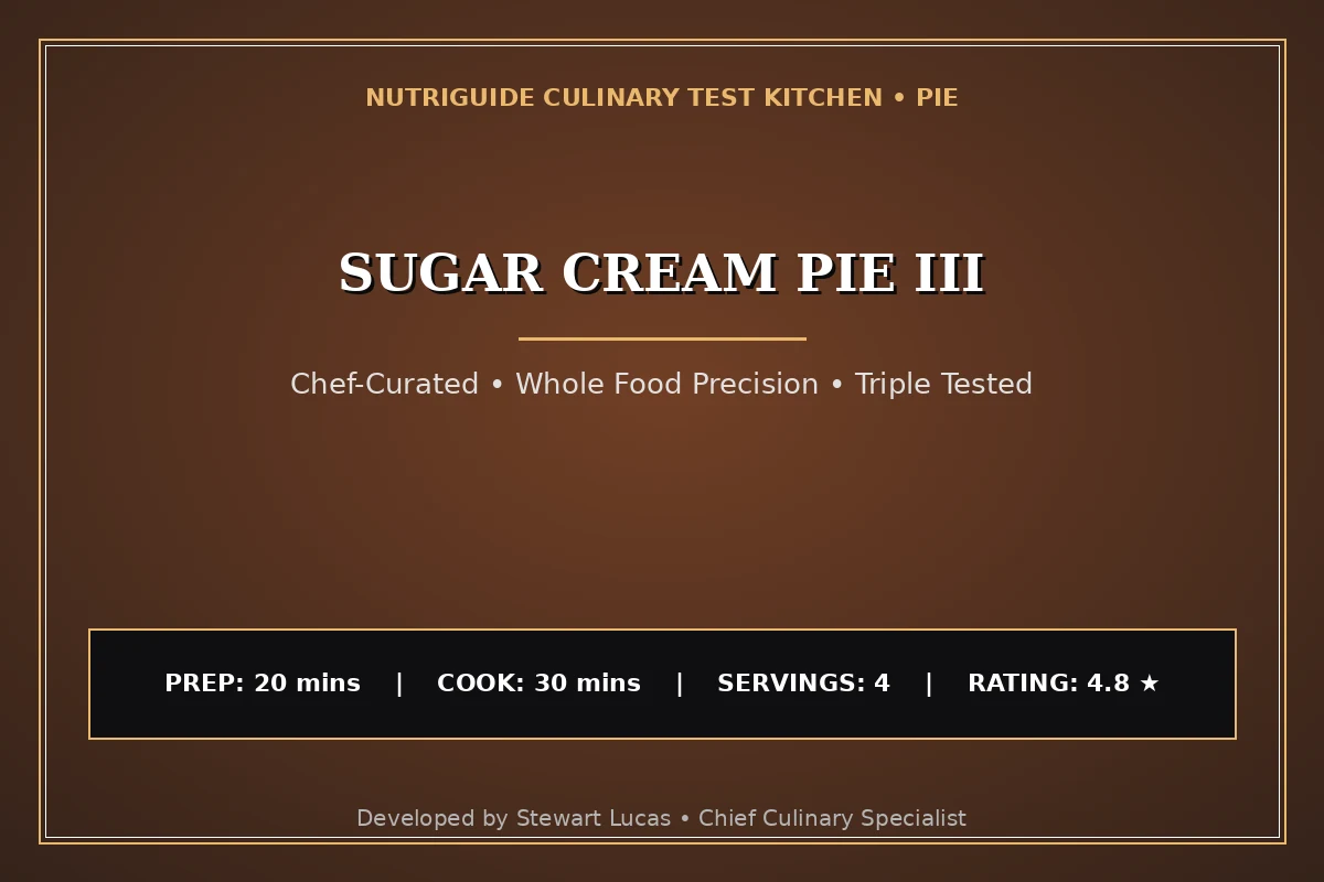 Sugar Cream Pie Iii