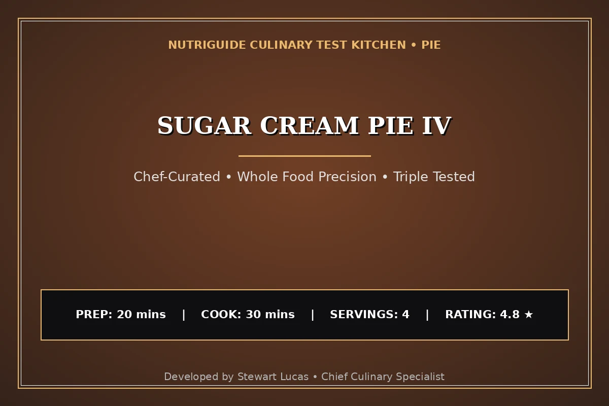 Sugar Cream Pie Iv