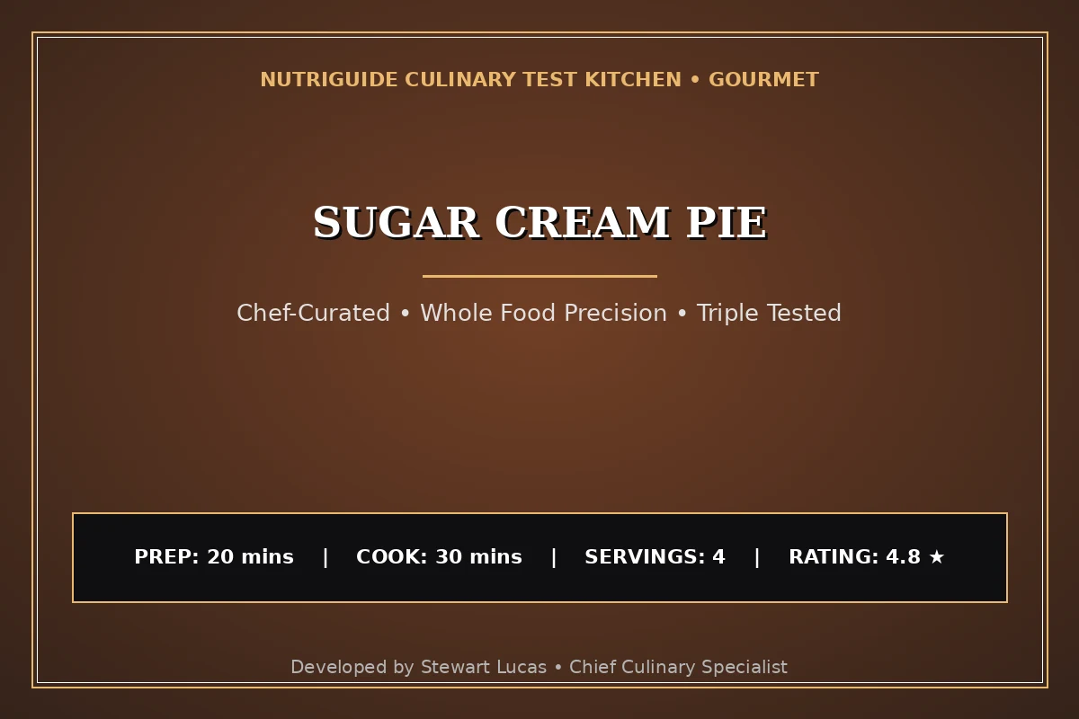 Sugar Cream Pie