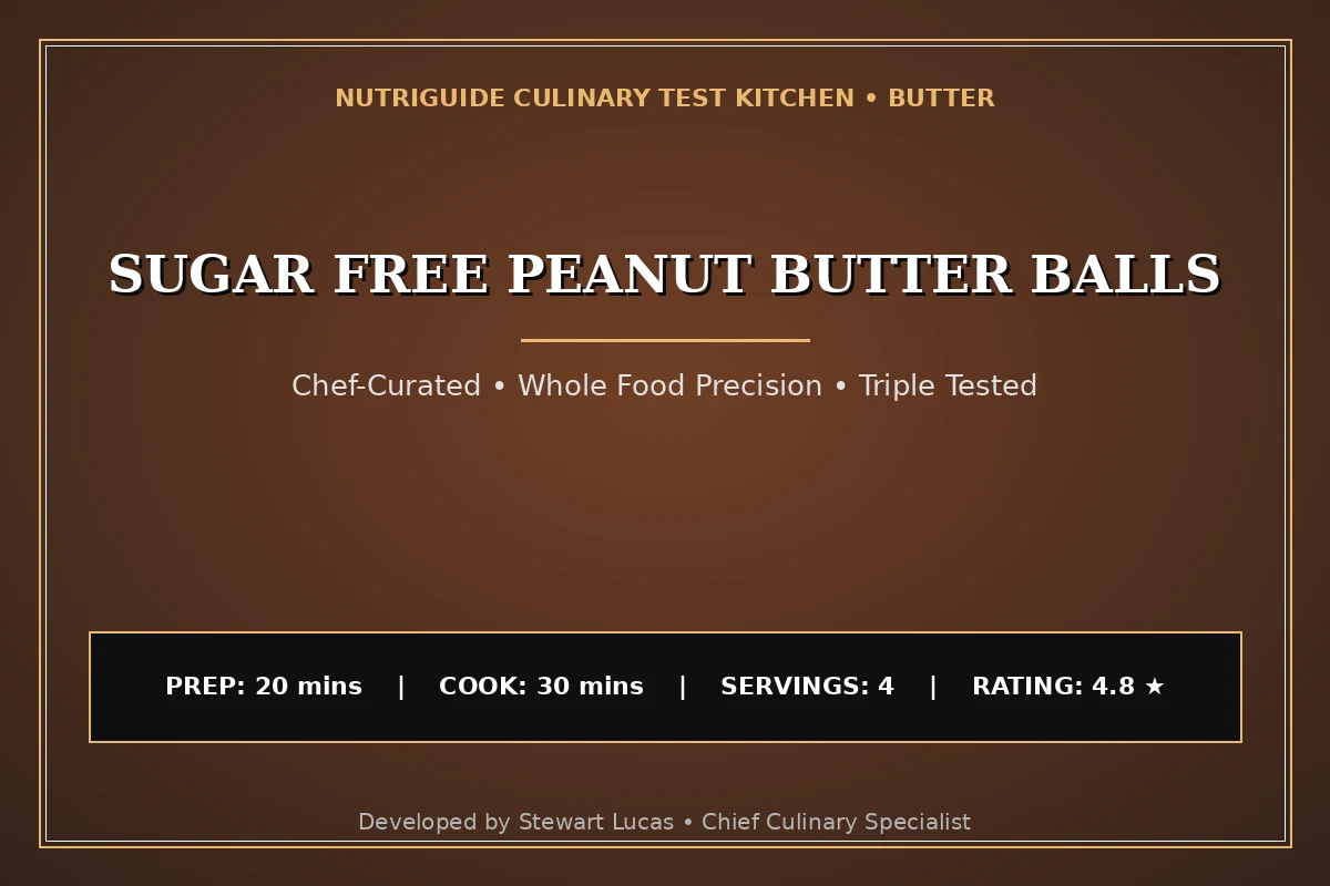 Sugar Free Peanut Butter Balls