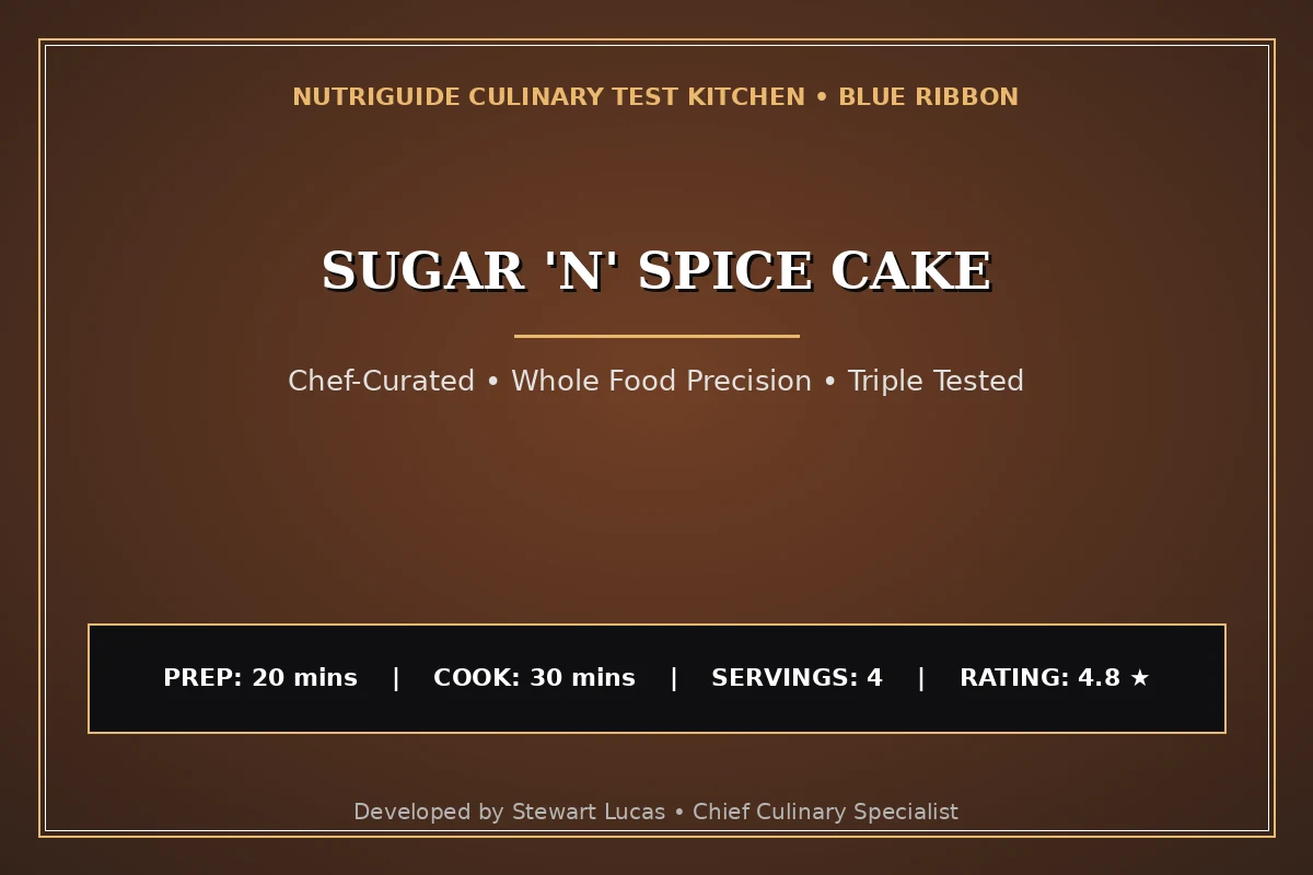 Sugar 'N' Spice Cake