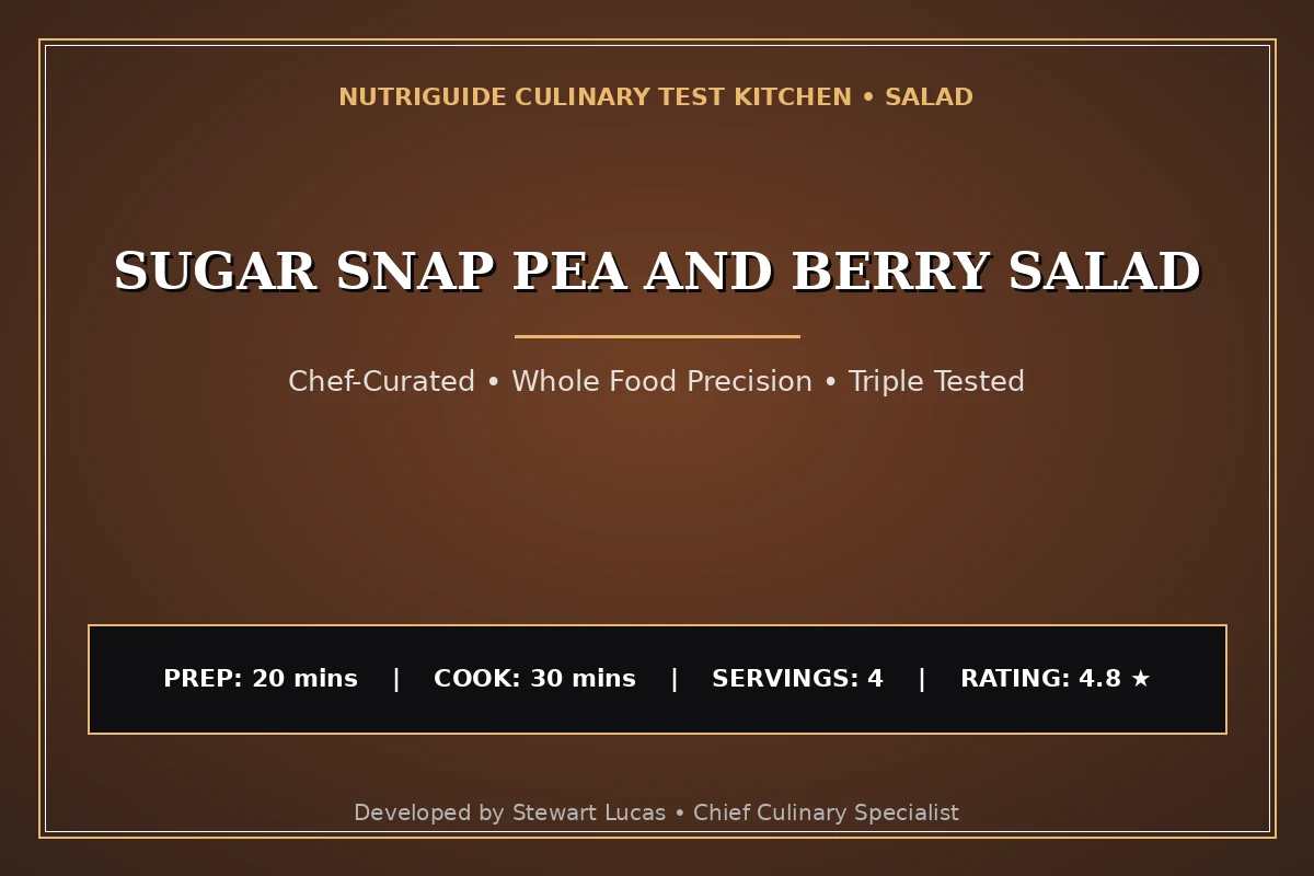 Sugar Snap Pea And Berry Salad