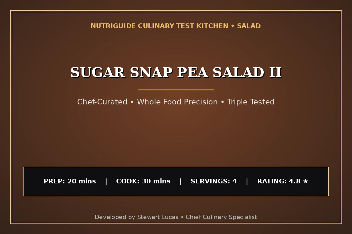 Sugar Snap Pea Salad Ii