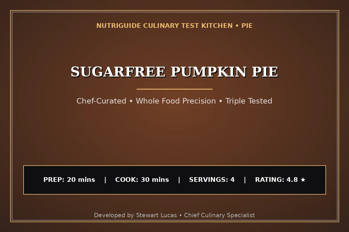 Sugarfree Pumpkin Pie