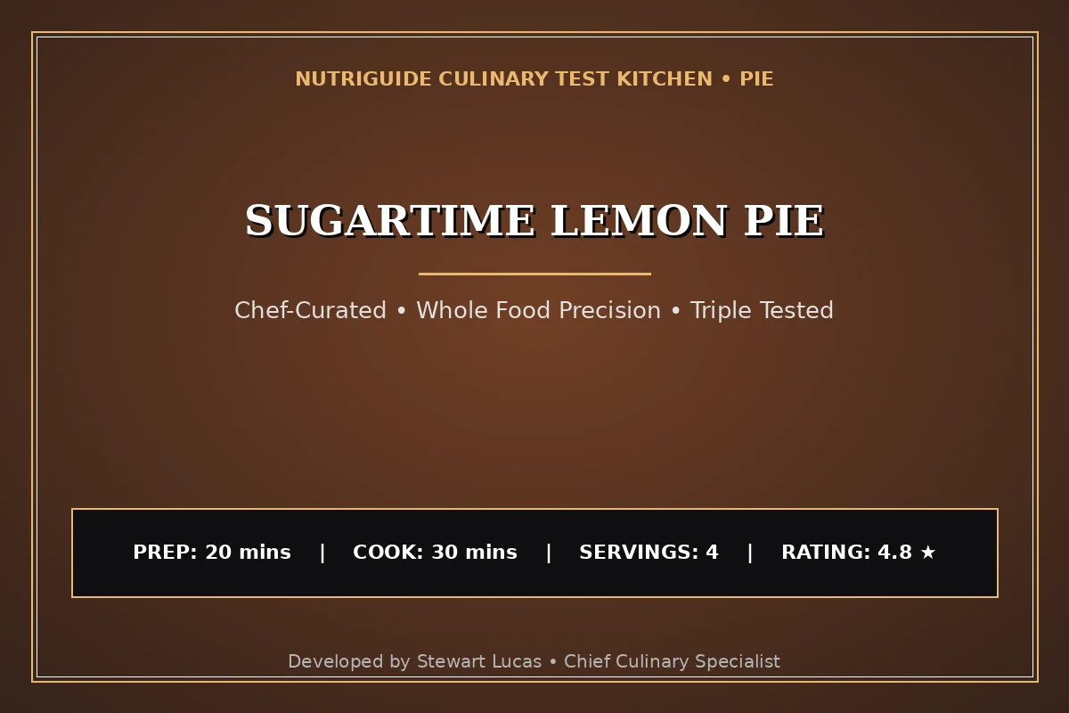 Sugartime Lemon Pie