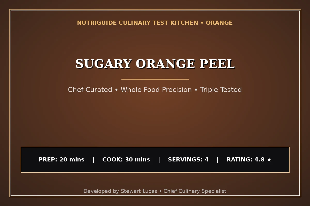 Sugary Orange Peel