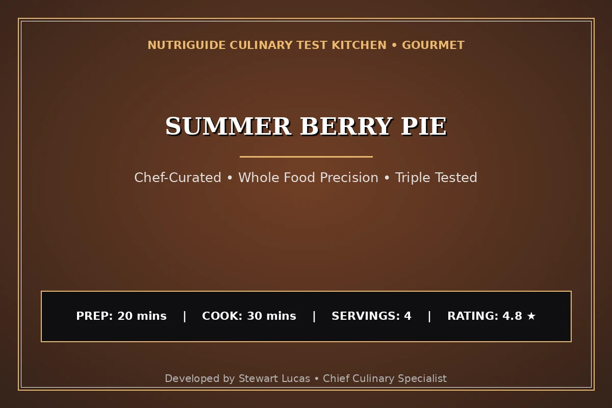 Summer Berry Pie