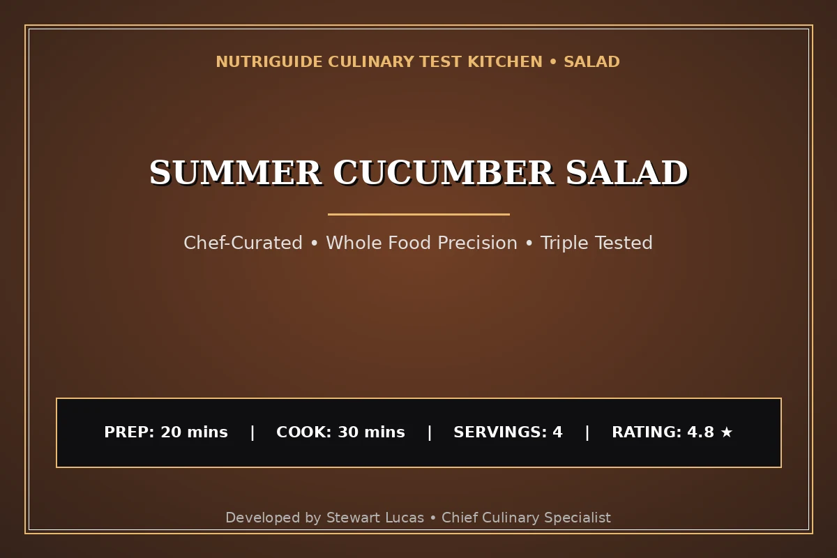 Summer Cucumber Salad