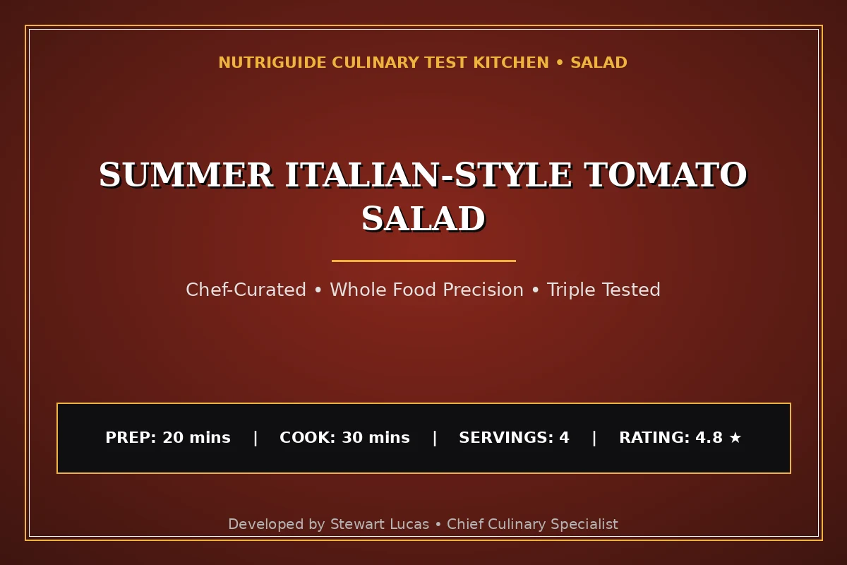 Summer Italian-Style Tomato Salad