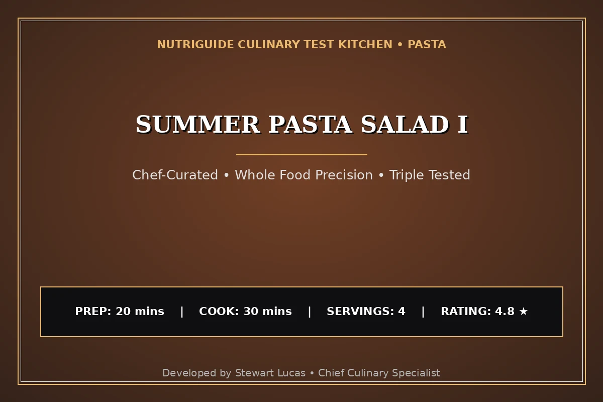 Summer Pasta Salad I