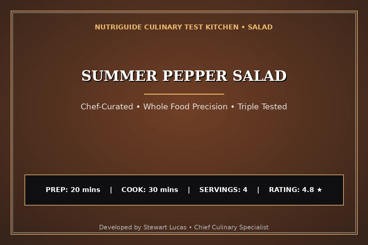 Summer Pepper Salad