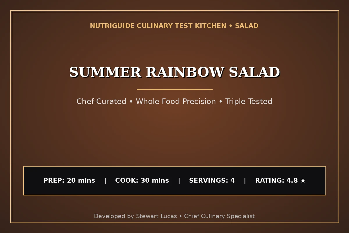 Summer Rainbow Salad