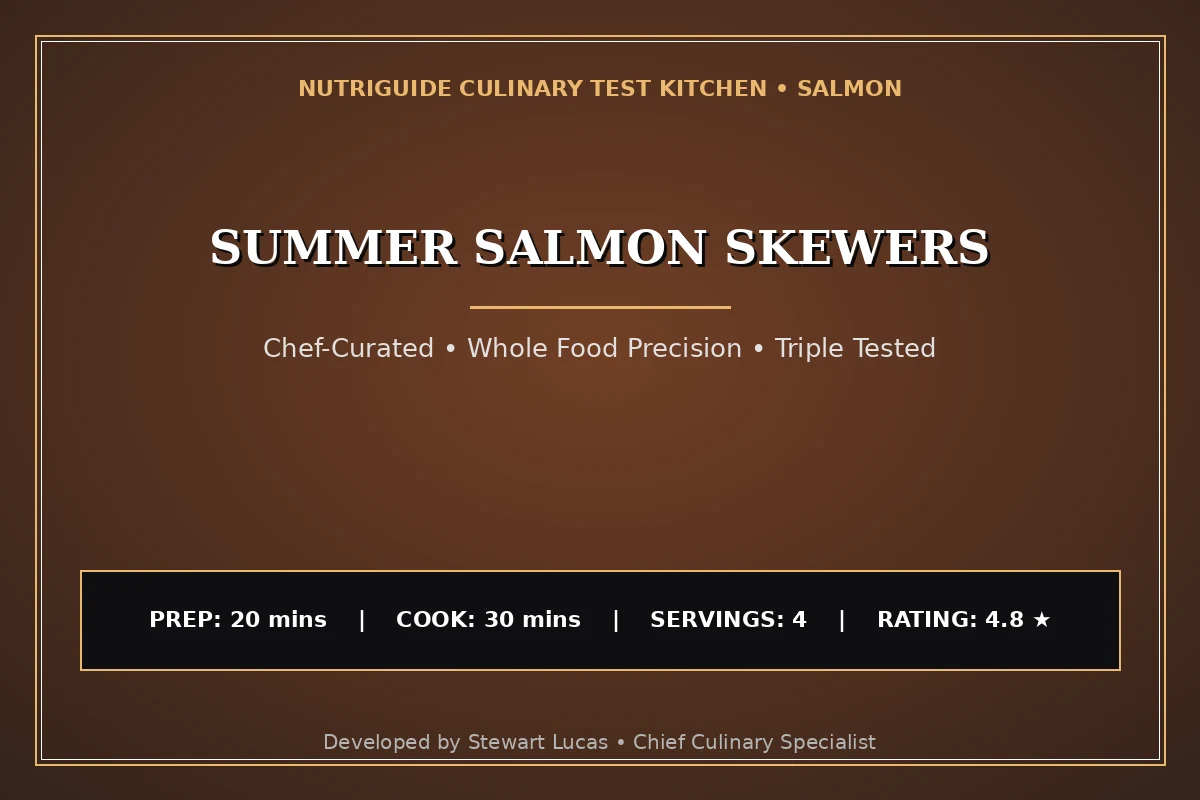 Summer Salmon Skewers