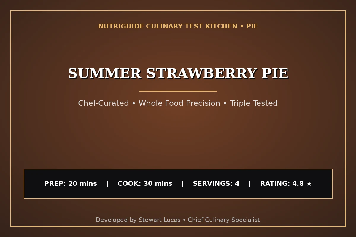 Summer Strawberry Pie