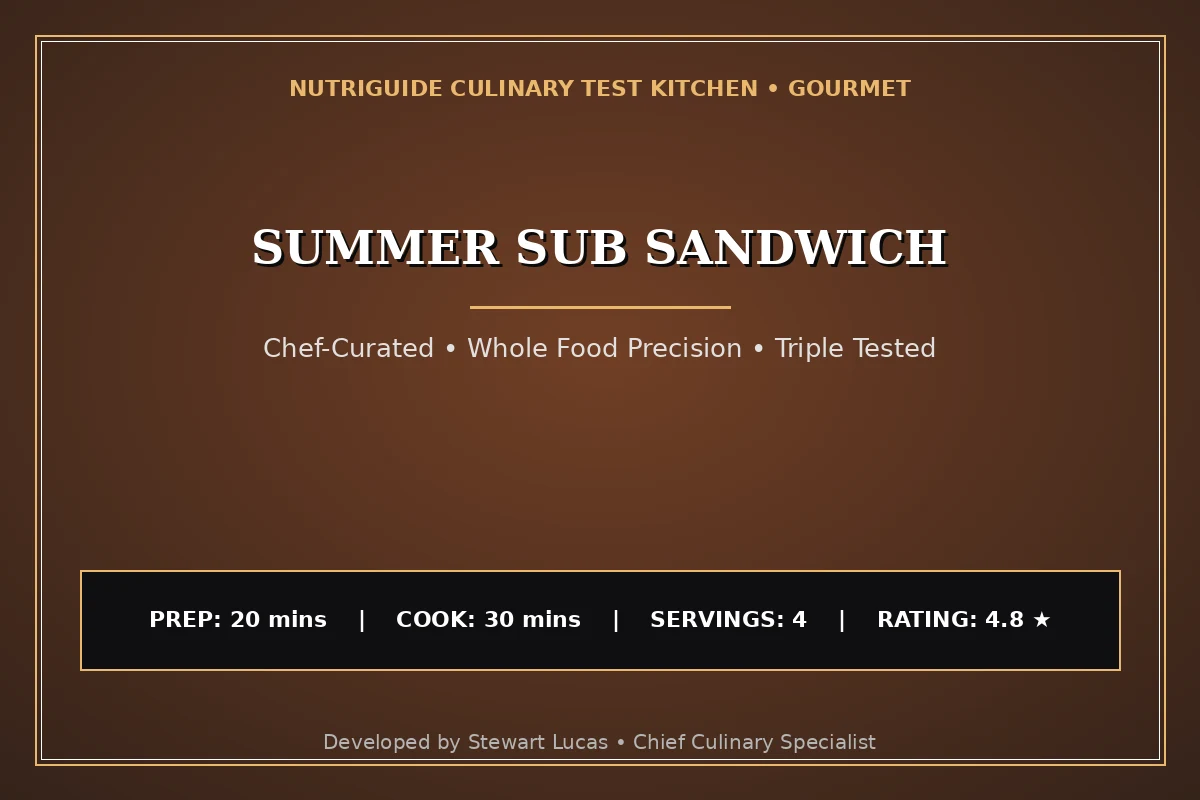 Summer Sub Sandwich