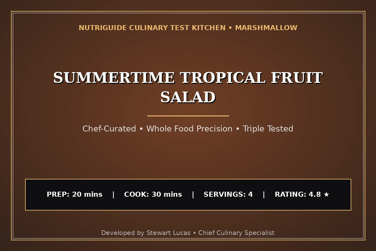 Summertime Tropical Fruit Salad