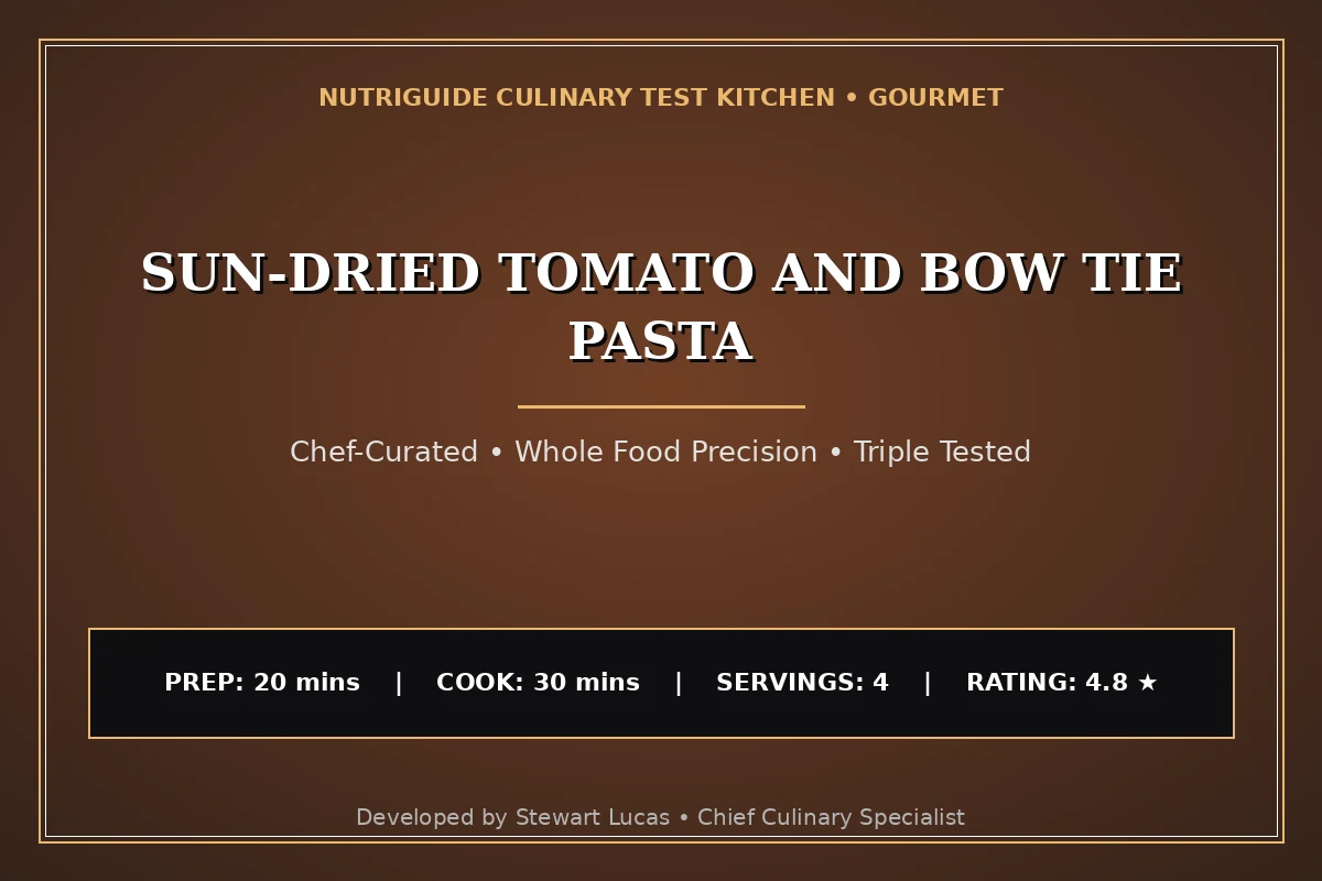 Sun-Dried Tomato And Bow Tie Pasta