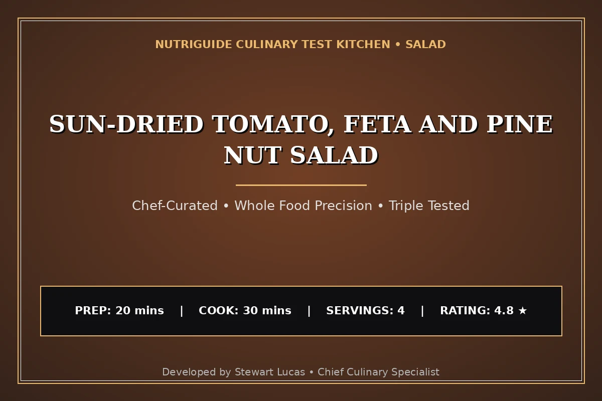 Sun-Dried Tomato, Feta And Pine Nut Salad