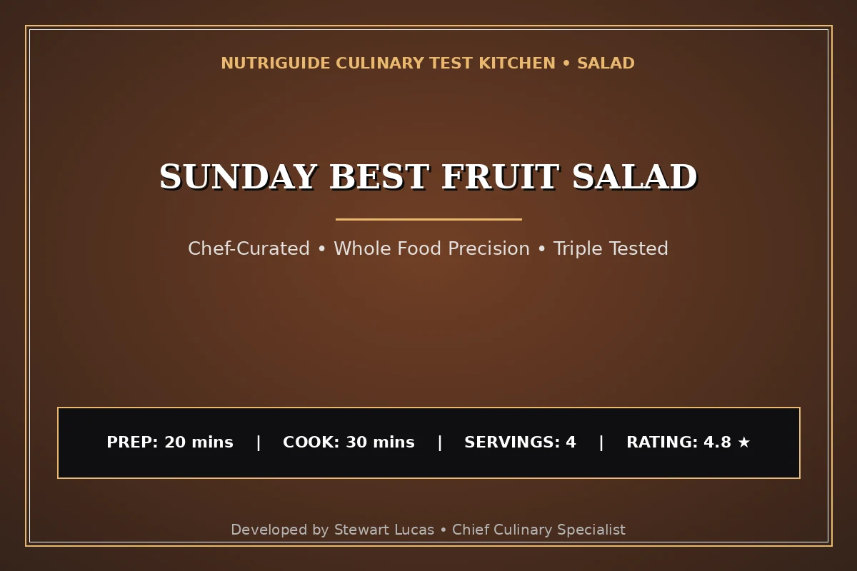 Sunday Best Fruit Salad