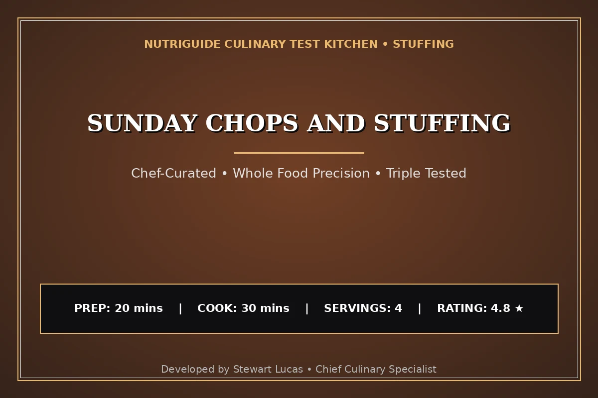 Sunday Chops And Stuffing
