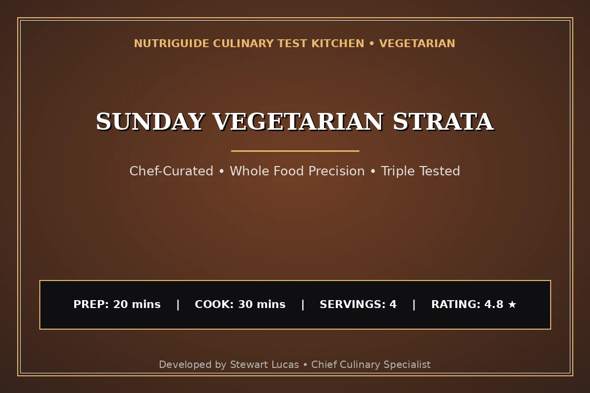 Sunday Vegetarian Strata