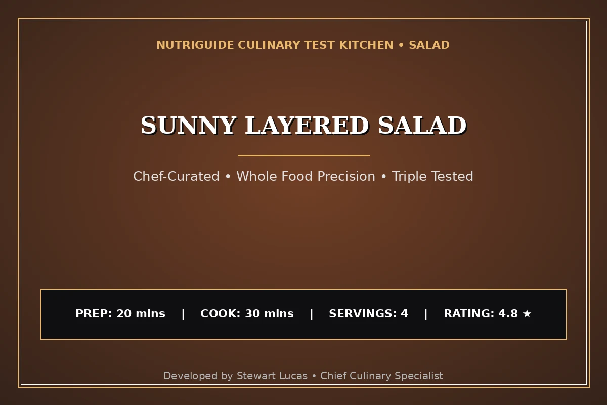 Sunny Layered Salad