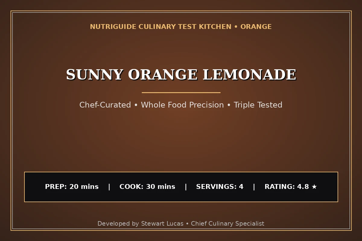 Sunny Orange Lemonade
