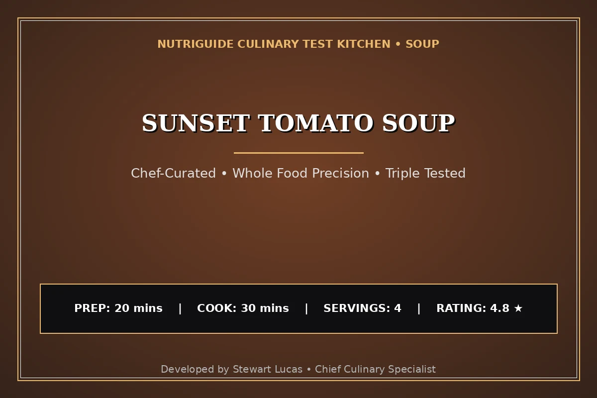 Sunset Tomato Soup