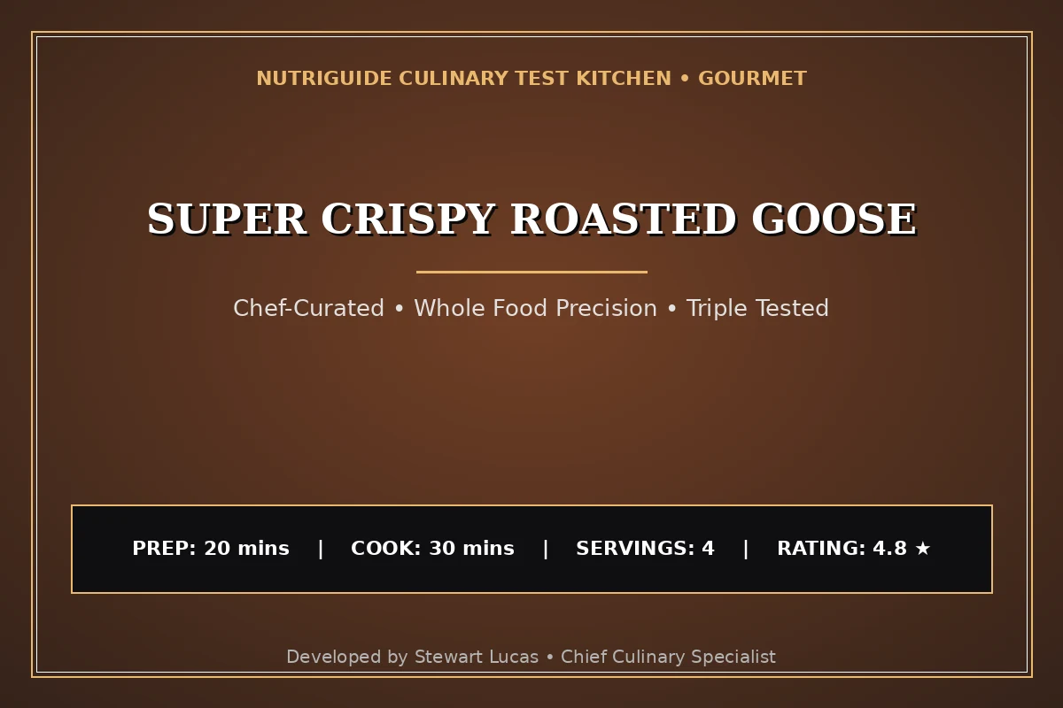 Super Crispy Roasted Goose