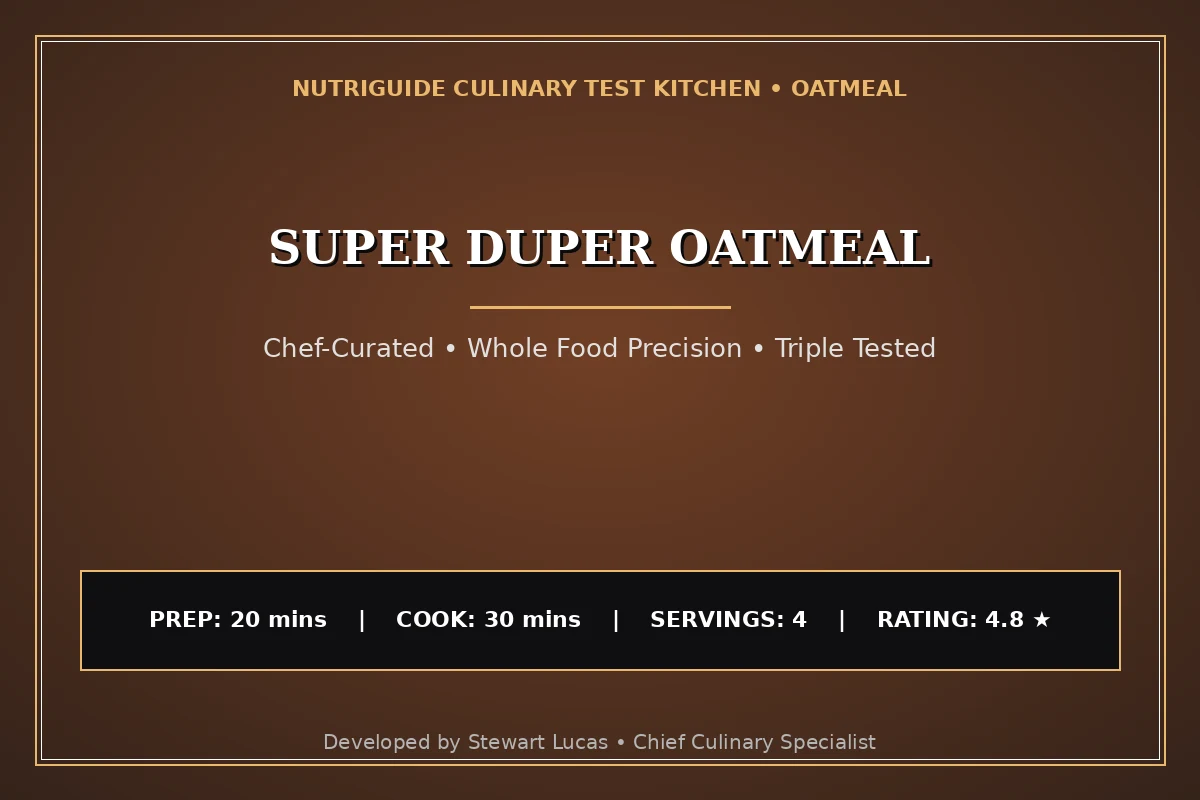 Super Duper Oatmeal