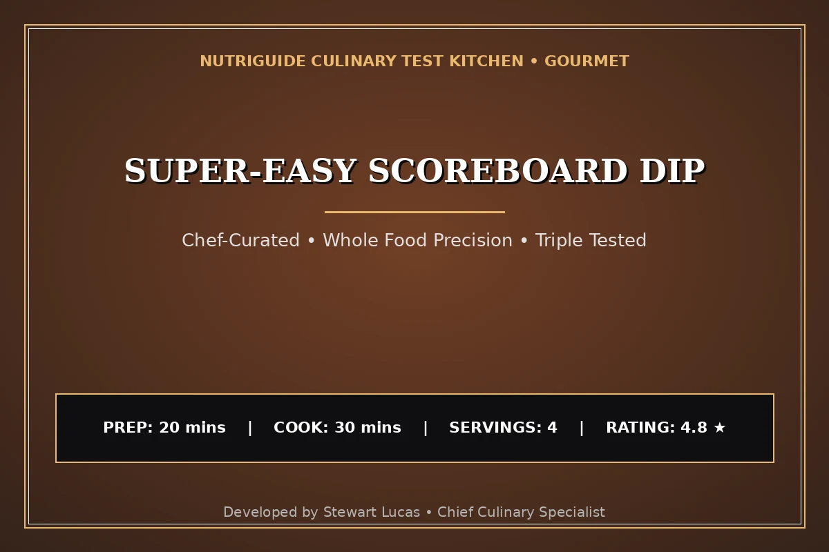 Super-Easy Scoreboard Dip