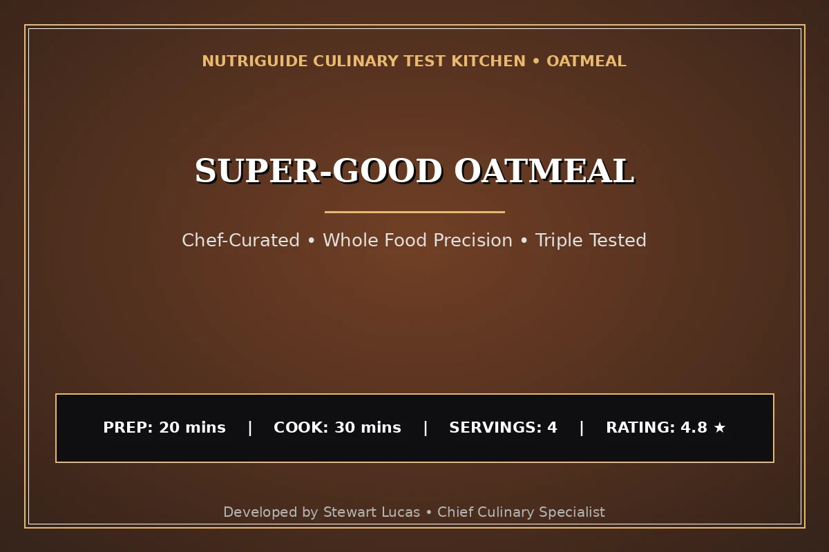 Super-Good Oatmeal