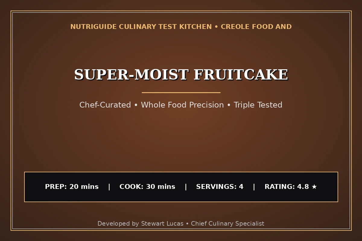 Super-Moist Fruitcake
