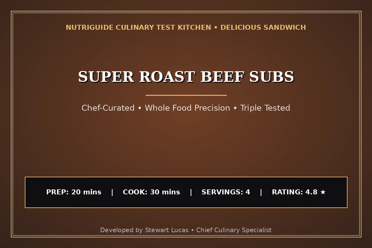 Super Roast Beef Subs