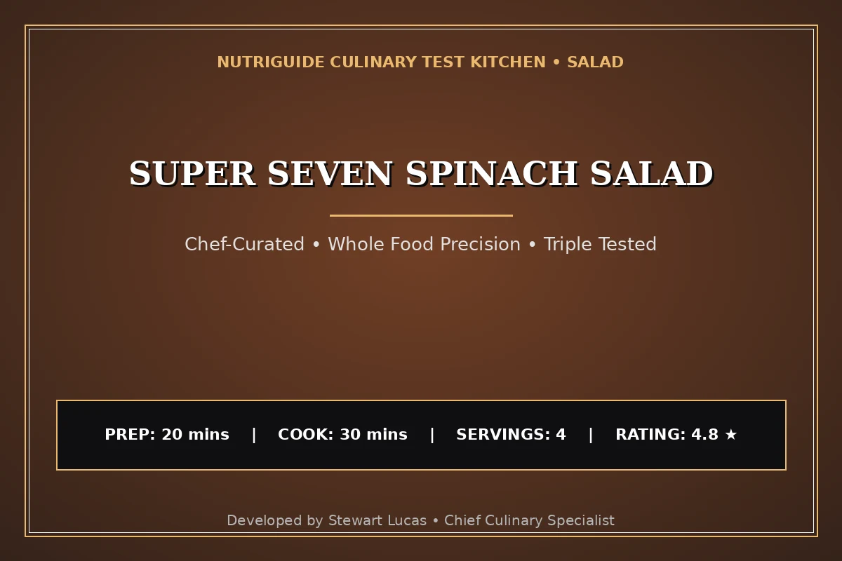 Super Seven Spinach Salad