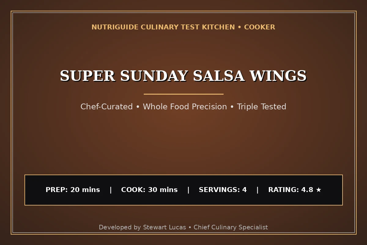 Super Sunday Salsa Wings